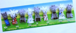 Пальчиковый театр "Волк и семеро козлят" (9 персонажей) - fgospostavki.ru - Апрелевка