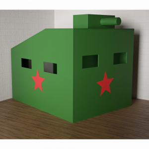 Игровой домик «Танк» - fgospostavki.ru - Апрелевка