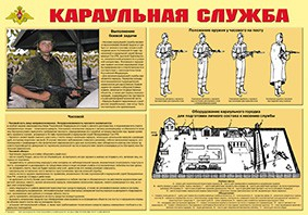 Плакат "Караульная служба" - fgospostavki.ru - Апрелевка