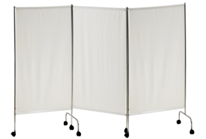 Ширма медицинская из нержавеющей стали на колесах 3 секции - fgospostavki.ru - Апрелевка