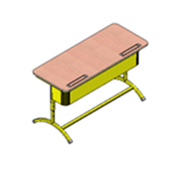 Стол ученический "Асташка -2" двухместный регулируемый - fgospostavki.ru - Апрелевка