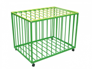 Контейнер для мячей на колесиках (разборный с крышкой) - fgospostavki.ru - Апрелевка