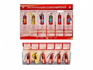 Электрифицированный стенд-тренажер "Эксплуатация огнетушителей" с разрезными агрегатами - fgospostavki.ru - Апрелевка