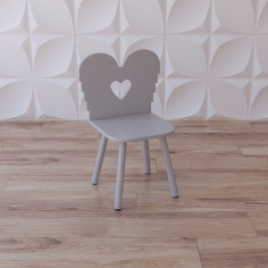 Стул «Ангельское сердечко» белый - fgospostavki.ru - Апрелевка