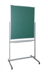 Доска аудиторная поворотная магнитная зеленая полимерная (750*1000) - fgospostavki.ru - Апрелевка