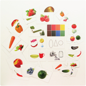 Набор магнитных карточек "Загадки-отрицания". Плоды - fgospostavki.ru - Апрелевка