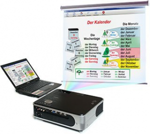 Диск с электронными плакатами, презентациями (электронный учебник) по немецкому языку 52 темы - fgospostavki.ru - Апрелевка