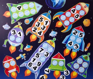 Магнитная доска "Ракеты" - fgospostavki.ru - Апрелевка