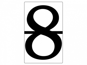 Набор магнитных карточек "Произвольный размер "8" (3 штуки) - fgospostavki.ru - Апрелевка