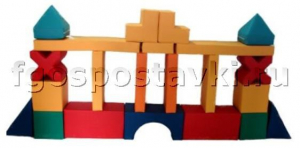 Мягкий модуль-конструктор "Архитектор" (22 элемента) - fgospostavki.ru - Апрелевка