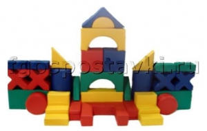 Мягкий модуль-конструктор "Архитектор" (32 элемента) - fgospostavki.ru - Апрелевка