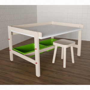 Стол растущий на регулируемых ножках «Снежок №1» - fgospostavki.ru - Апрелевка