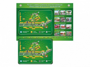 Электрифицированный стенд-тренажер "План-схема района расположения образовательного учреждения" - fgospostavki.ru - Апрелевка