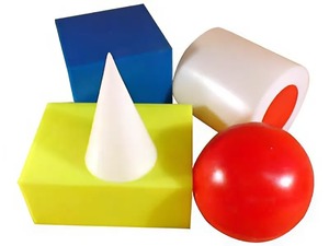 Набор геометрических тел демонстрационный - fgospostavki.ru - Апрелевка