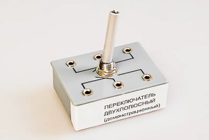 Переключатель двухполюсный (демонстрационный) - fgospostavki.ru - Апрелевка