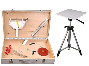 Комплект приборов и инструментов топографических (демонстрационные) - fgospostavki.ru - Апрелевка