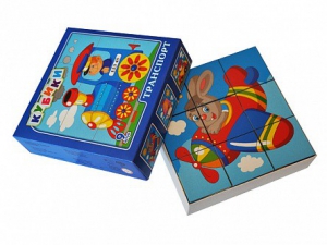 Набор кубиков "Транспорт" - fgospostavki.ru - Апрелевка