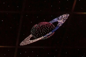 Потолок "Звездное небо с анимационным фибероптическим эффектом сатурн" - fgospostavki.ru - Апрелевка