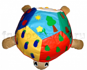 Дидактический чехол к черепахе «Весёлый огород» Д=100 см - fgospostavki.ru - Апрелевка