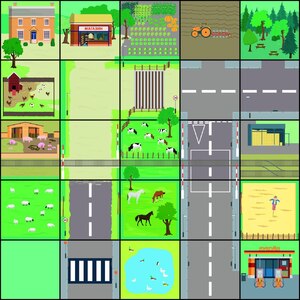 Тематическое поле-маршрутизатор «Ферма» для мини-робота Bee-Bot/Blue-Bot - fgospostavki.ru - Апрелевка