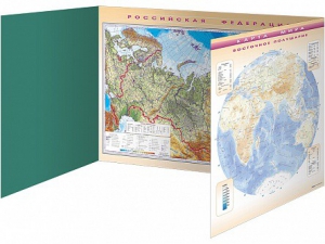 Доска магнитно-маркерная, трехэлементная "Карта мира" (полноцветная) + комплект тематических магнитов - fgospostavki.ru - Апрелевка