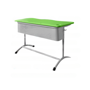 Школьный двухместный стол с перфорированным экраном - fgospostavki.ru - Апрелевка