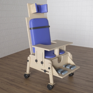 Стул для ребенка с ОВЗ «Новые горизонты» №3 со столешницей фиолетовый - fgospostavki.ru - Апрелевка