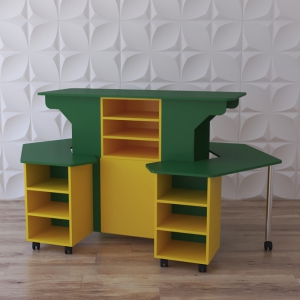 Модульный стеллаж "Весёлые занятия" - fgospostavki.ru - Апрелевка