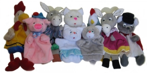 Набор перчаточных кукол "Кошкин дом" - fgospostavki.ru - Апрелевка