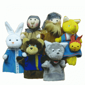 Набор перчаточных кукол "Колобок" - fgospostavki.ru - Апрелевка