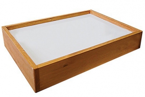 Мини планшет для рисования песком из дерева с белой подсветкой - fgospostavki.ru - Апрелевка