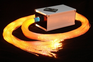 Пучок фибероптических волокон с боковым точечным свечением «Звёздный дождь» 150х2 м в комплекте с источником света - fgospostavki.ru - Апрелевка