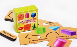 Набор магнитных карточек "Геометрические фигуры и тела" - fgospostavki.ru - Апрелевка