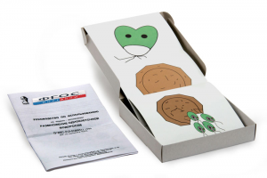 Модель-аппликация "Размножение одноклеточной водоросли" (набор из 11 карт) - fgospostavki.ru - Апрелевка