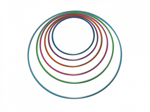 Обруч гимнастический стальной окрашенный утяжеленный (900 миллиметров, 1050 грамм) - fgospostavki.ru - Апрелевка
