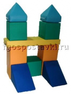 Мягкий модуль-конструктор "Городок" (10 элементов) - fgospostavki.ru - Апрелевка