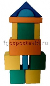 Мягкий модуль-конструктор "Городок" (12 элементов) - fgospostavki.ru - Апрелевка