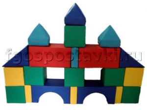 Мягкий модуль-конструктор "Городок" (21 элемент) - fgospostavki.ru - Апрелевка