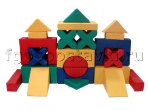 Мягкий модуль-конструктор "Городок" (23 элемента) - fgospostavki.ru - Апрелевка