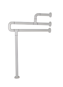 Поручень напольно-настенный с антибактериальным покрытием (белый) - fgospostavki.ru - Апрелевка