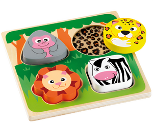 Тактильные пазлы "Сафари" - fgospostavki.ru - Апрелевка