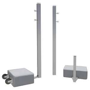 Бадминтонные стойки мобильные (с противовесами, на колесах) - fgospostavki.ru - Апрелевка