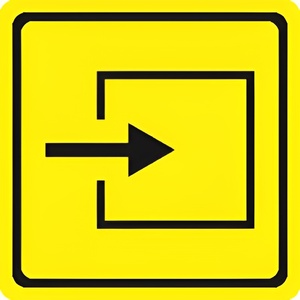 Тактильный знак (вход в помещение) 100х100 - fgospostavki.ru - Апрелевка