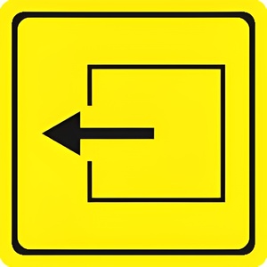 Тактильный знак (выход из помещения) 150х150 - fgospostavki.ru - Апрелевка