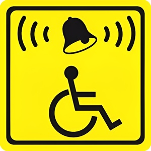 Тактильный знак (кнопка вызова) 100х100 - fgospostavki.ru - Апрелевка