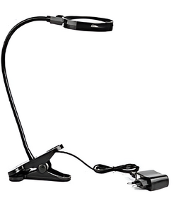 Лупа настольная на прищепке с подсветкой (5х) - fgospostavki.ru - Апрелевка