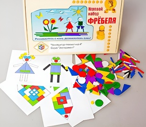 Игровой набор Фребеля "Конструктор плоскостной-4" (Серия "Эксперимент") - fgospostavki.ru - Апрелевка