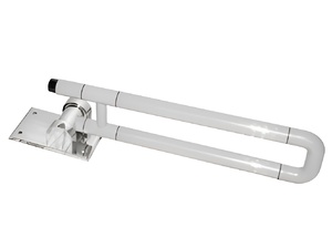 Поручень откидной с антибактериальным покрытием (белый) - fgospostavki.ru - Апрелевка