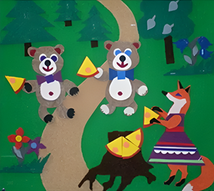 Пособие для слабовидящих детей - Театр-сказка "Два жадных медвежонка" - fgospostavki.ru - Апрелевка