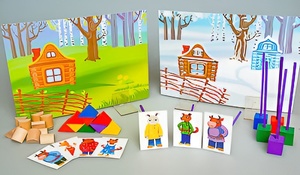 Игровой набор Фребеля "Заюшкина избушка" (серия "Сказочный мир". Выпуск 1) - fgospostavki.ru - Апрелевка